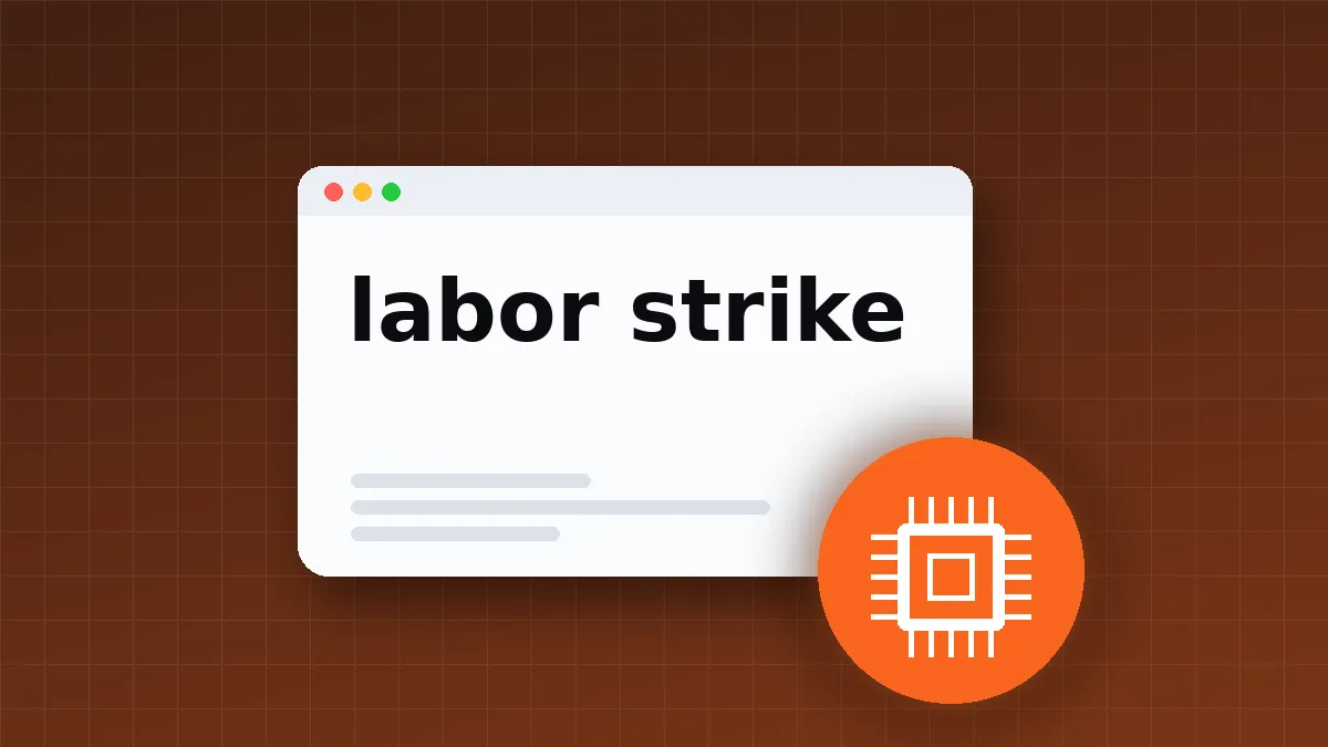 Micron union stages Taiwan's first semiconductor industry strike