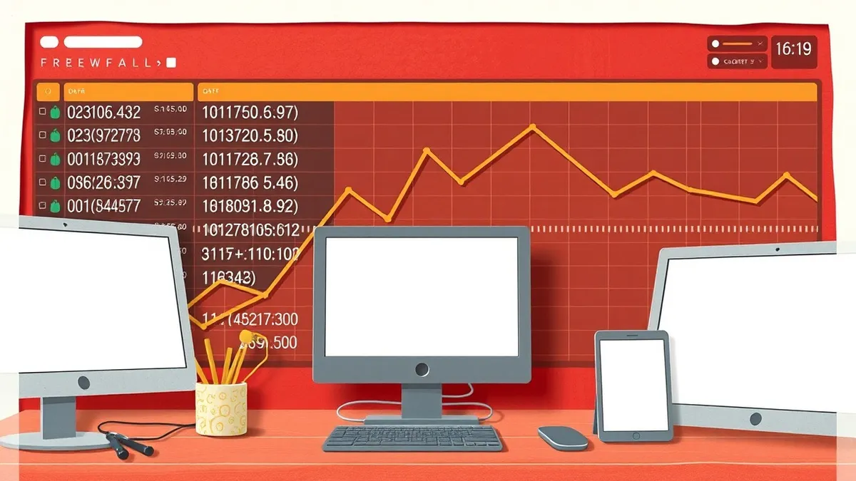 Illustration: A network traffic monitor displays flowing data streams, with a single distinct line slipping past a firewall barrier unnoticed.